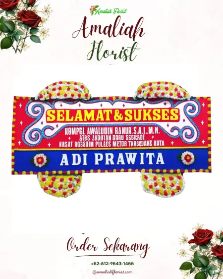 Papan Bunga Ucapan Selamat Rowodadi